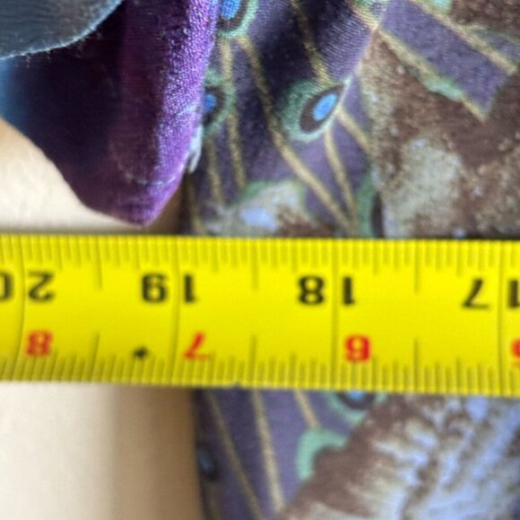 Desigual Womens Short Sleeve Exotic Forest Print Dress Blue Violet Size 38 - Picture 3 of 12